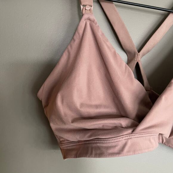 SPANX Brallelujah Mama Nursing Bra Cafe Medium Wireless Comfortable Maternity - Picture 7 of 16